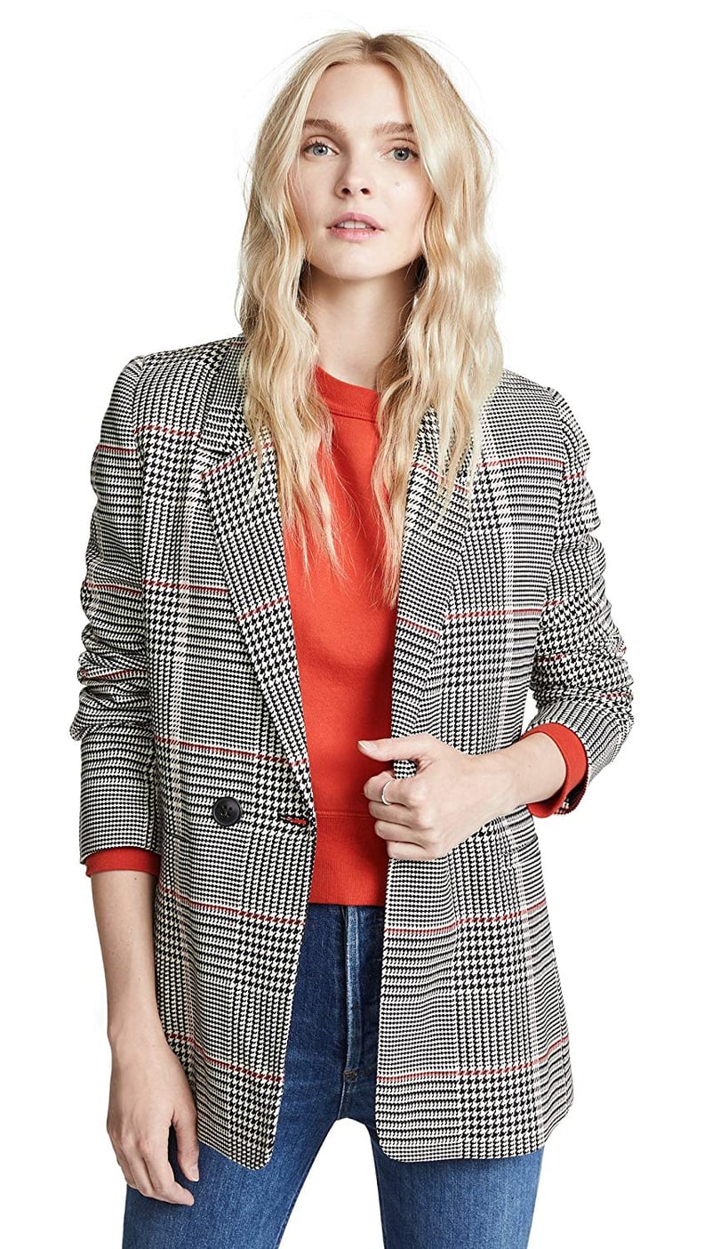 Annie Bing Plaid Blazer