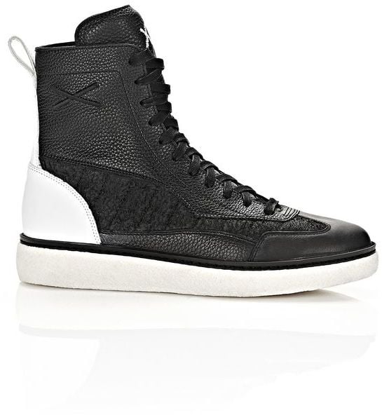 Alexander Wang WangXO Eden High Leather Sneakers ($575)