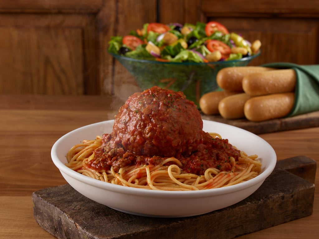 New! Giant Meatball with Spaghetti