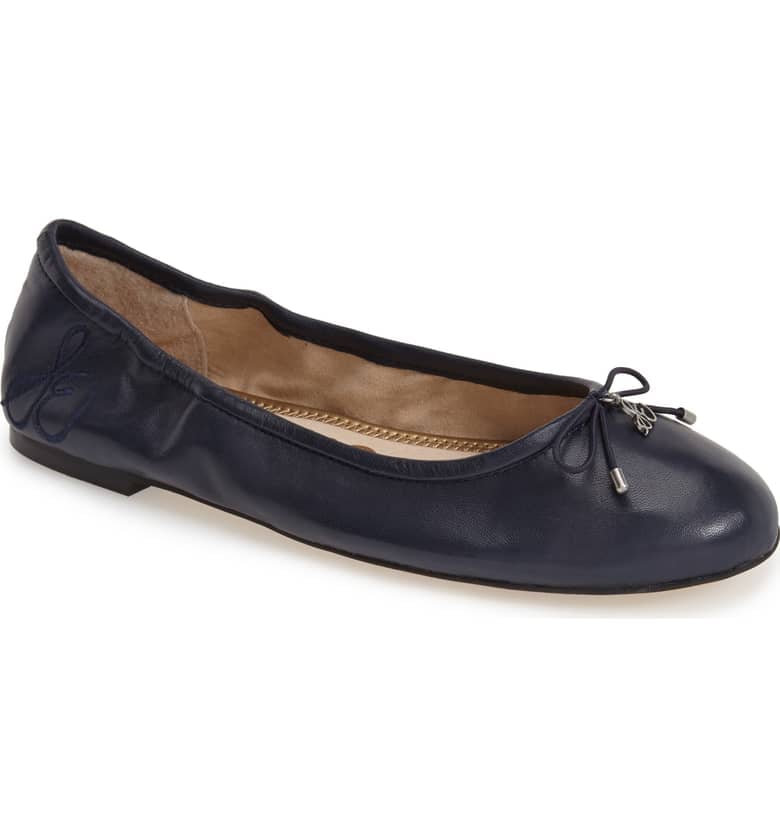 Sam Edelman Felicia Flat - Navy Leather