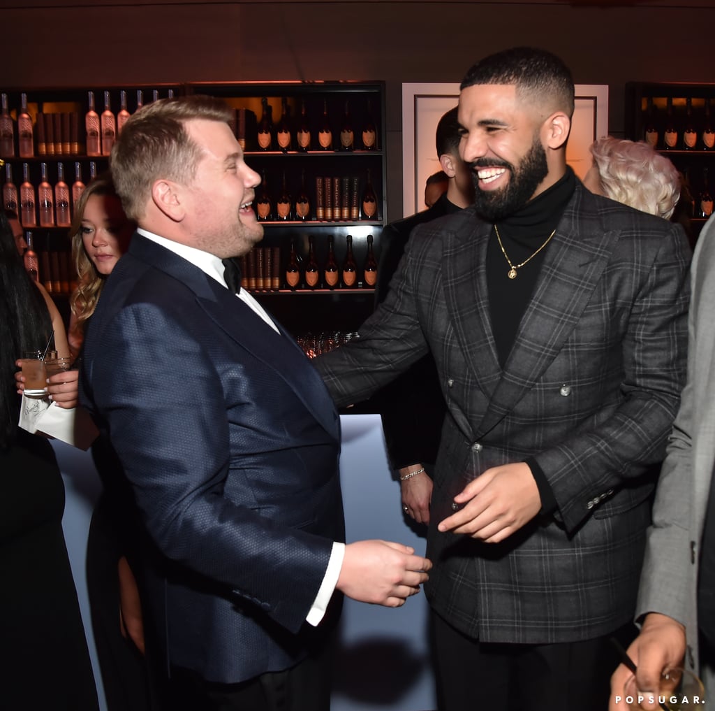 Pictured: James Corden and Drake
Pictured: James Corden and Drake