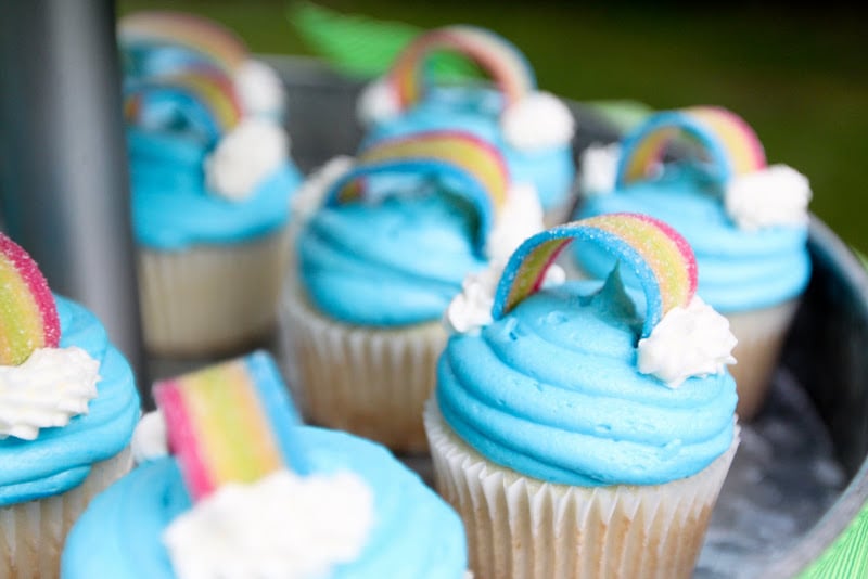 Rainbow Cupcakes