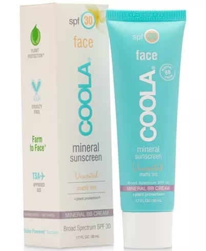 Coola Face Mineral Sunscreen Unscented Matte Tint SPF 30