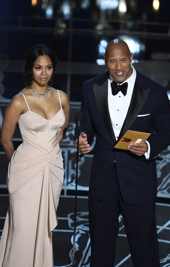Zoe Saldana at the Oscars 2015 Pictures