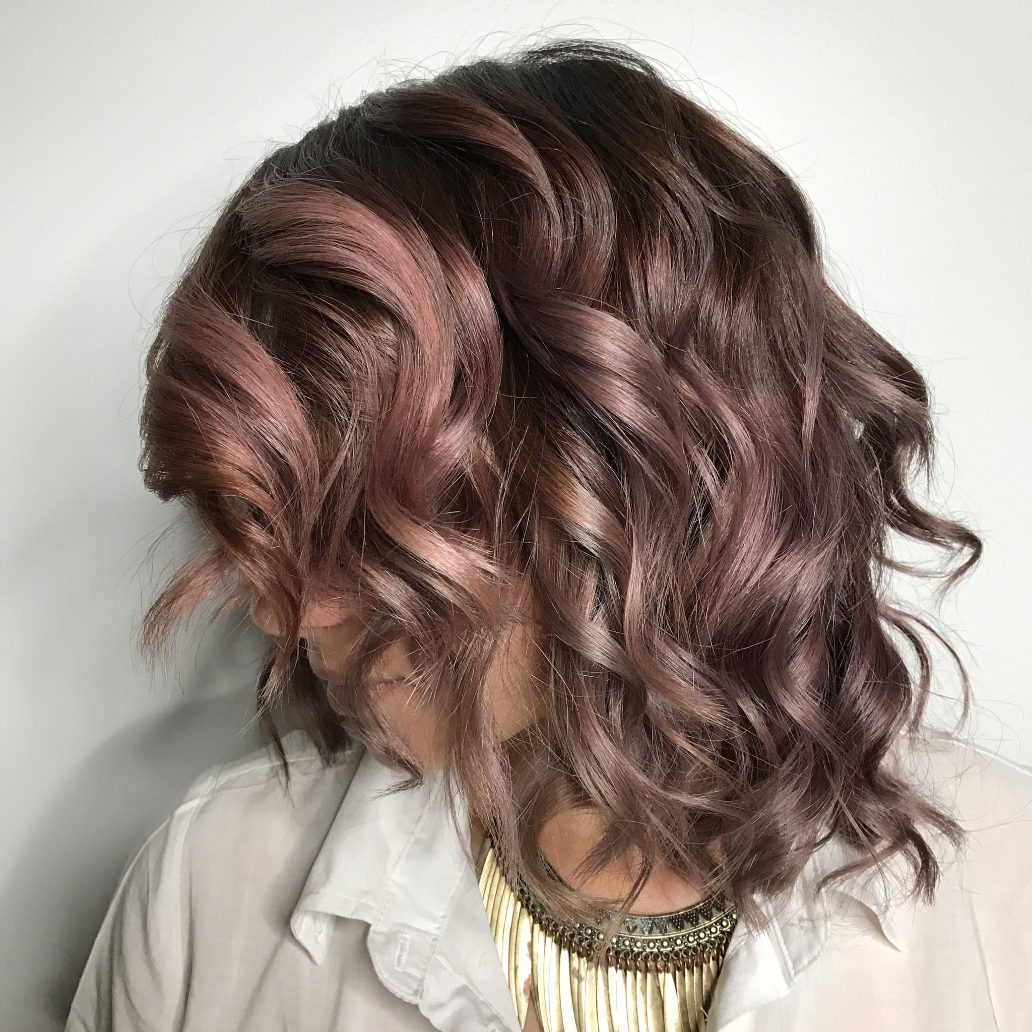 Chocolate Mauve Hair Color Trend POPSUGAR Beauty