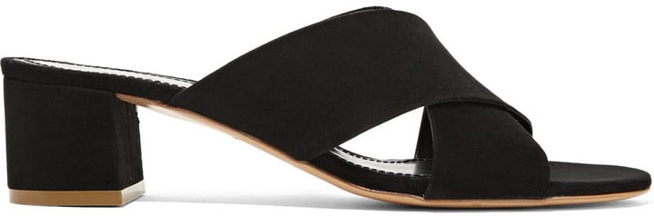 Mansur Gavriel Suede Mules ($475)