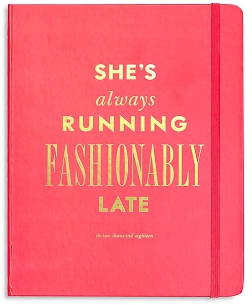 Kate Spade Fashionably Late Agenda