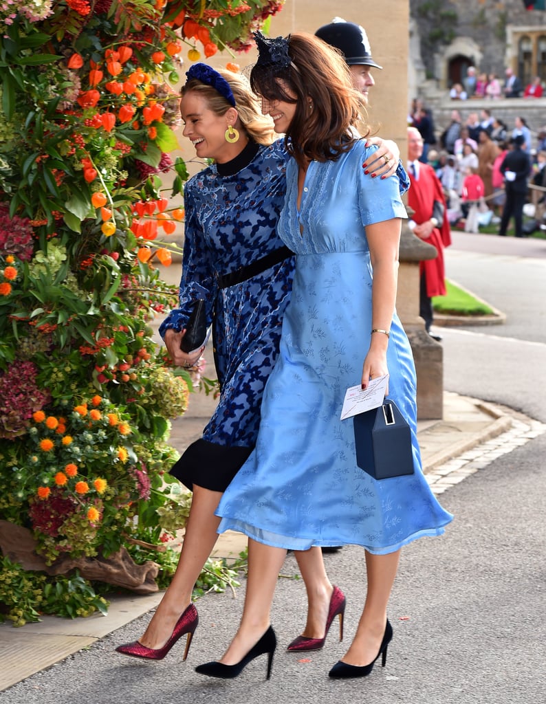 Chelsy Davy and Cressida Bonas at Princess Eugenie's Wedding