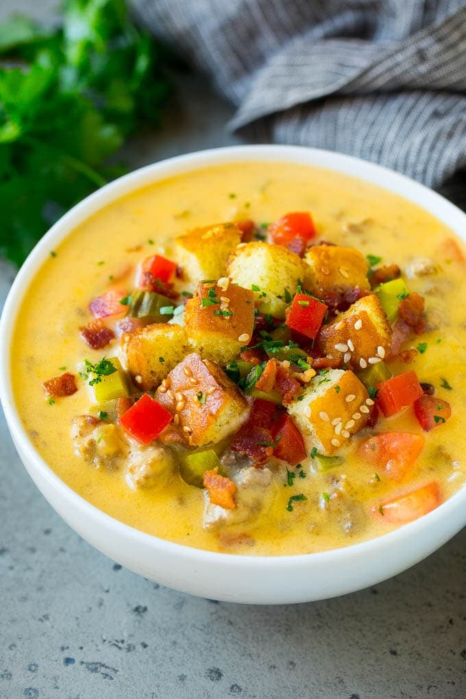 Cheeseburger Soup