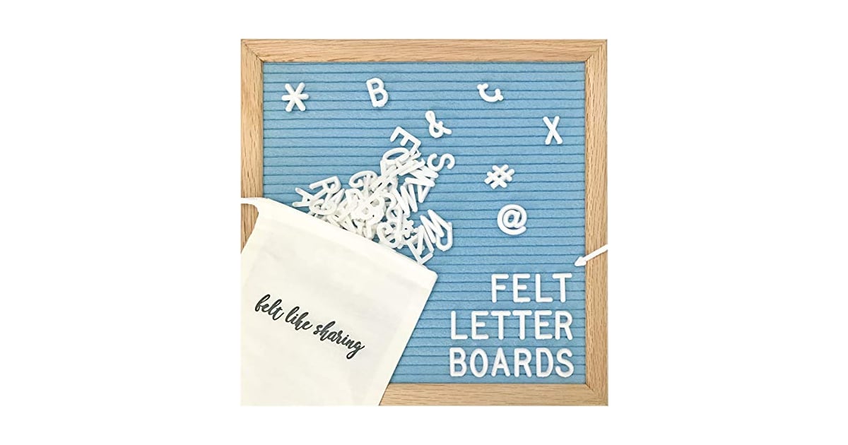 Light Blue Felt Letter Board | Trendy Baby Gifts 2018 | POPSUGAR Family ...