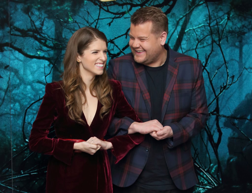 Anna Kendrick and James Corden got silly at an event for their movie Into the Woods in London on Friday.