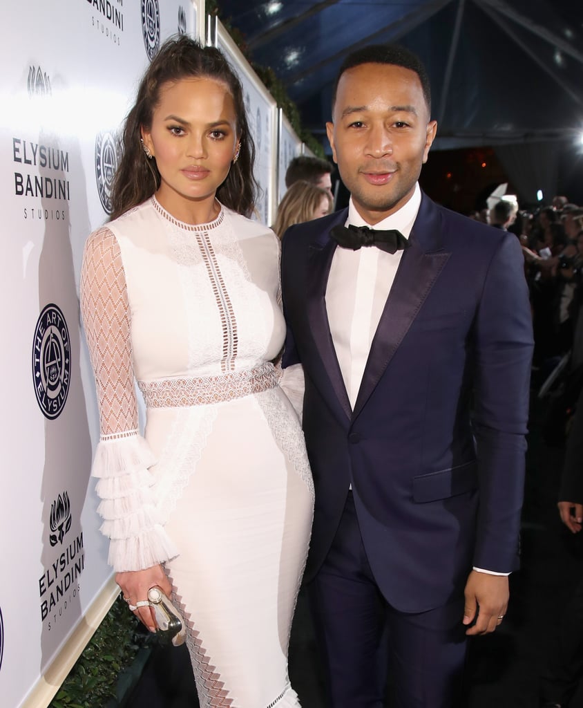 Chrissy Teigen and John Legend at Art of Elysium Gala 2017
