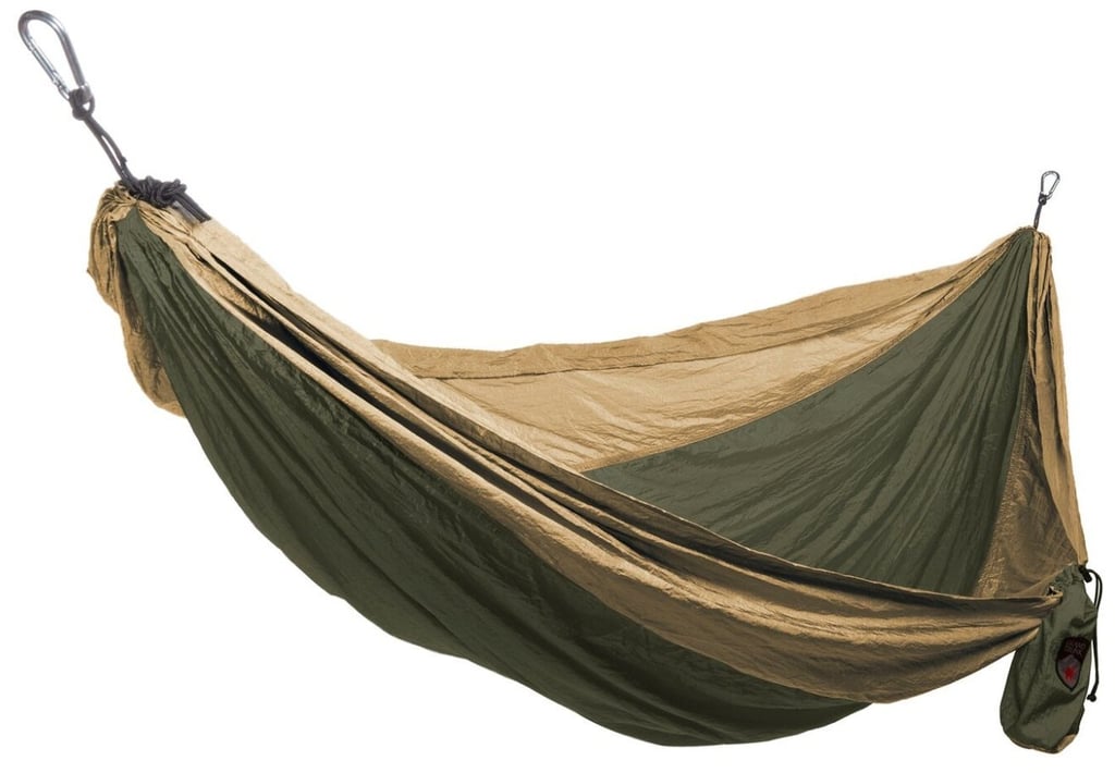Grand Trunk Double Parachute Nylon Print Hammock With Carabiners and Hanging Kit