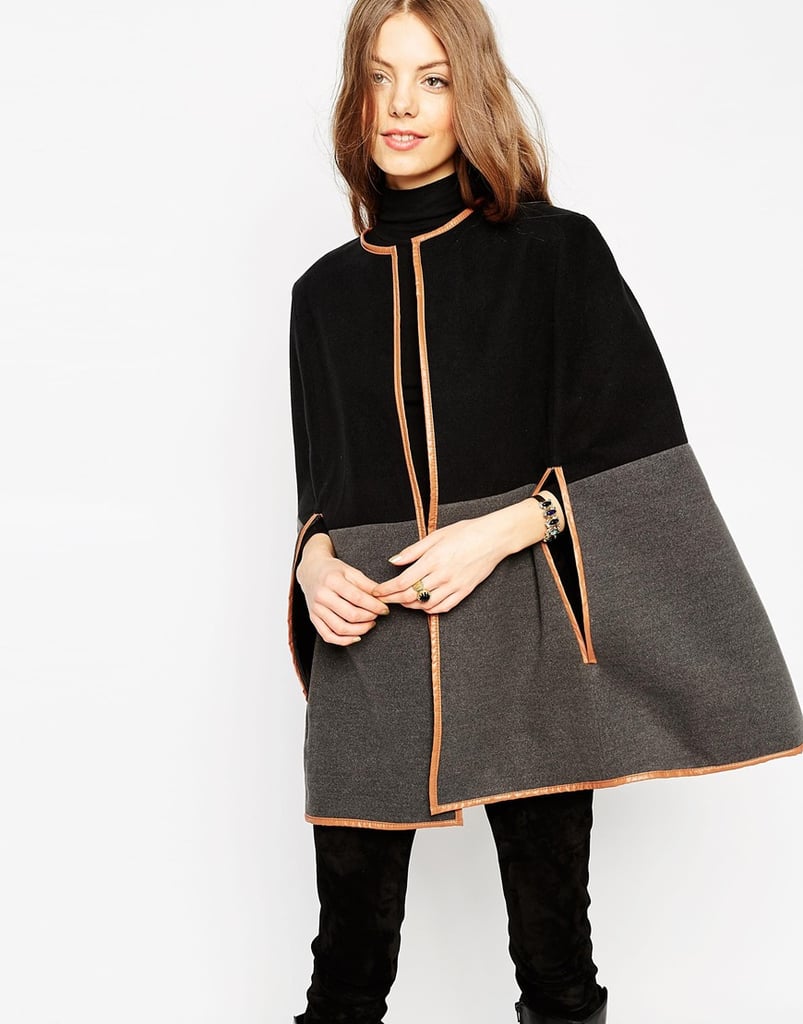 Colorblock Cape