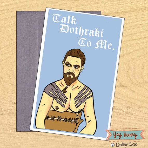 Flirty Drogo Greeting Card