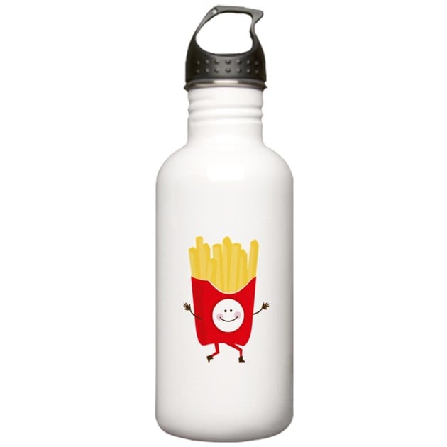 Happy Fries Water Bottle