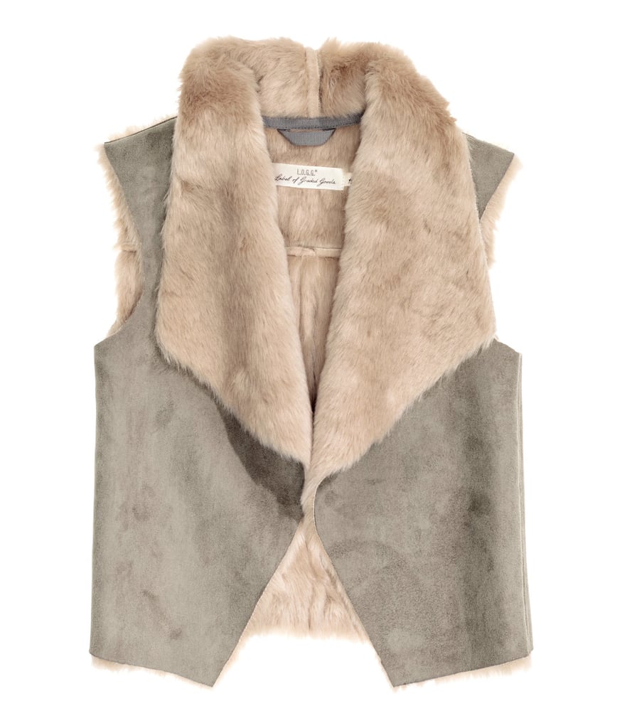 H&M Faux Fur Vest Adorable BacktoSchool Shopping For Kids