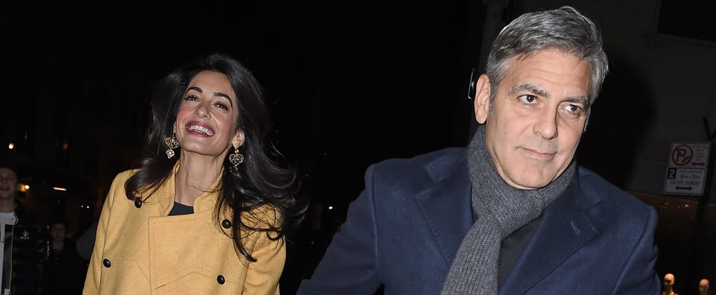 George Clooney and Amal Alamuddin Holding Hands | Pictures