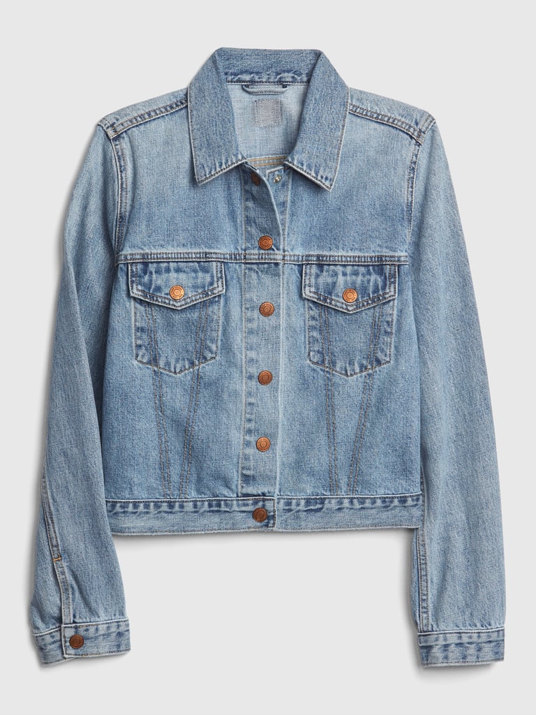 Crop Icon Denim Jacket