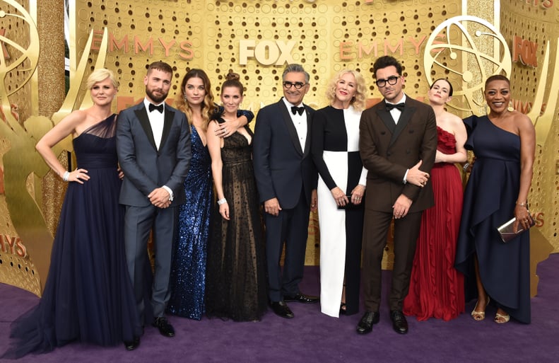 Cast of Schitt's Creek at the 2019 Emmys