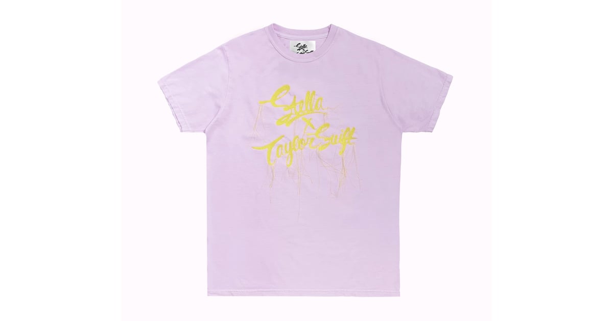 Stella x Taylor Swift Purple Tee With Yellow Embroidery | Hurry 