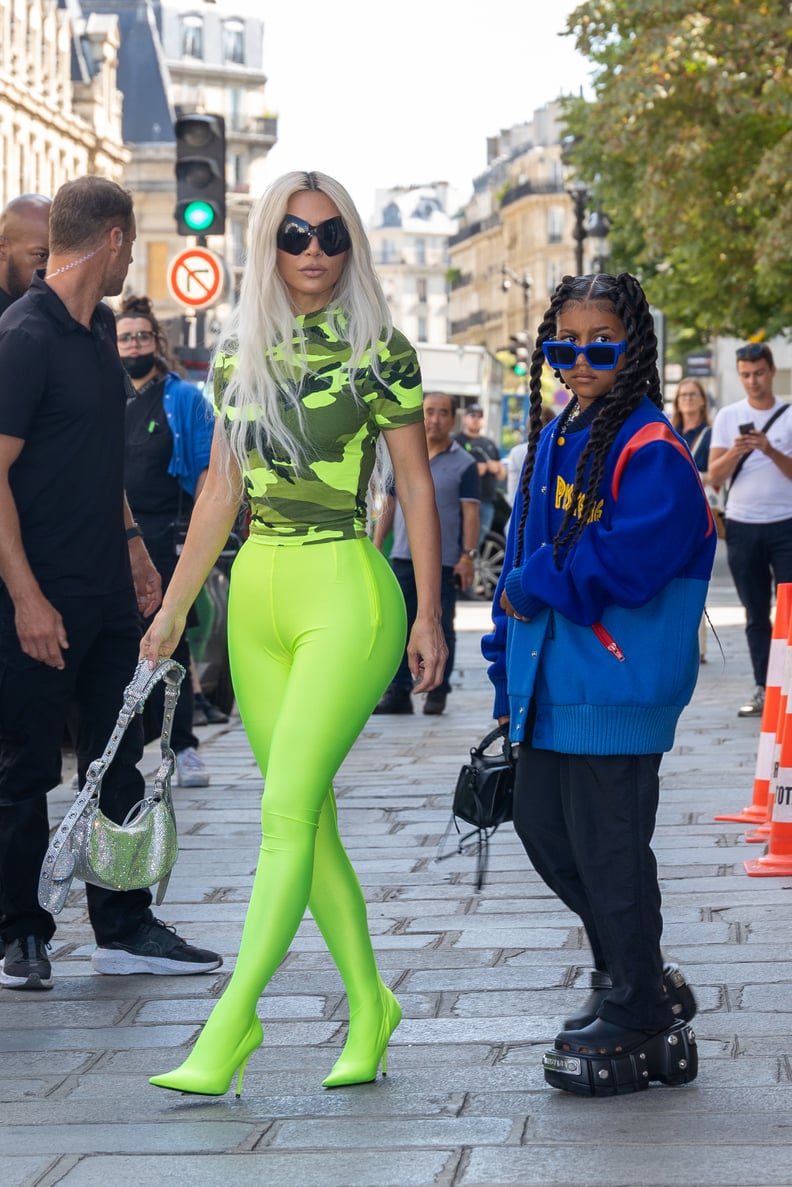 Kim Kardashian Wearing Balenciaga in Paris