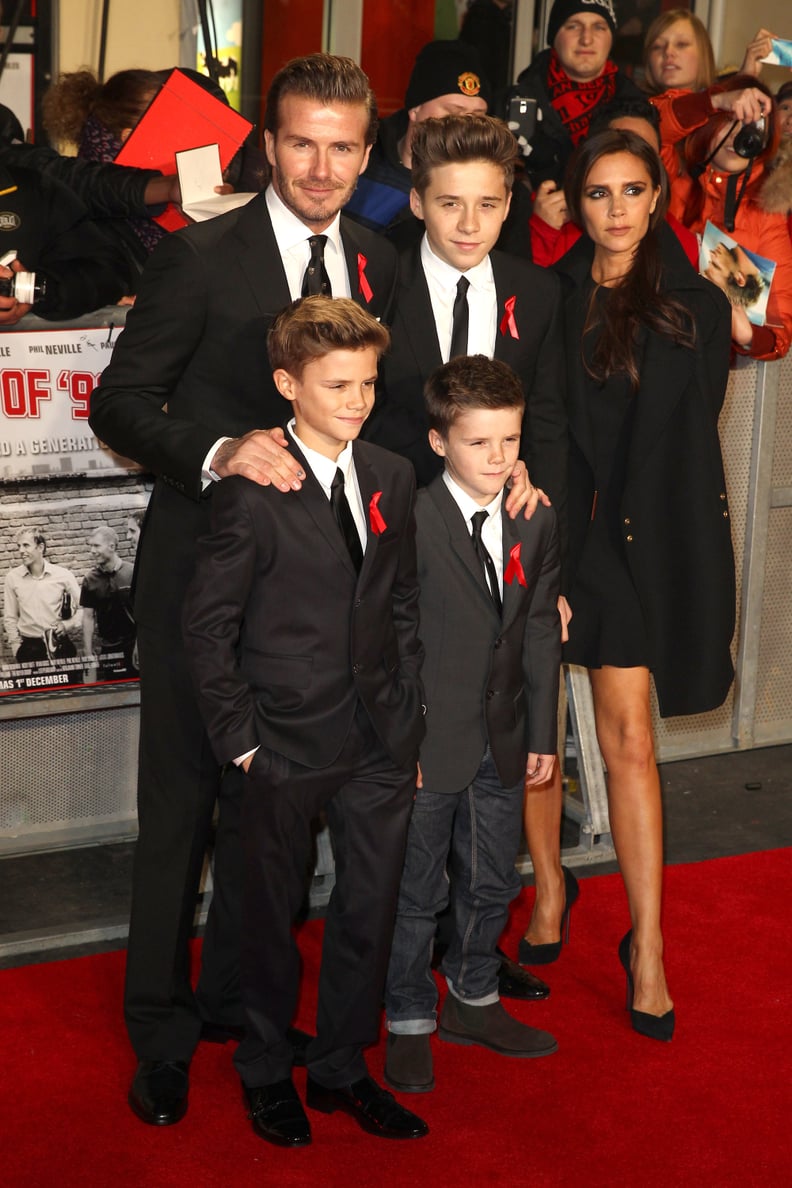 He Can Work the Red Carpet With His Family . . .