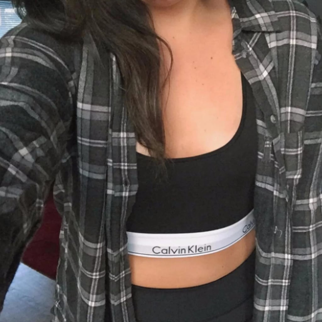 Calvin Klein Modern Cotton Unlined Wireless Bralette ($18, originally $30)
Amazon reviewers rave about the comfort, style, and cut of this sleek bralette. It's unlined and underwire-free, meaning it's comfortable enough for lounging around or running errands throughout the day. Pair it with with an open cardigan or button-down and you've got a cute street style 'fit. Read one editor's glowing review of the Calvin Klein bralette.
Editor Quote: "The comfort and support were perfect; the dream fusion of being held in just enough but also so free." — Alessia Santoro, former senior SEO editor