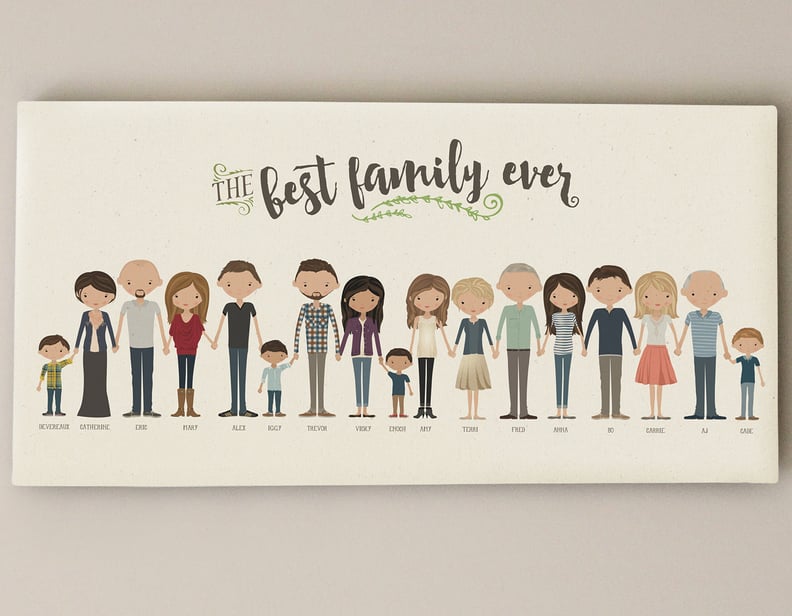For the Grandparents Who Value a Personal Touch: Custom Extended Family Portrait​