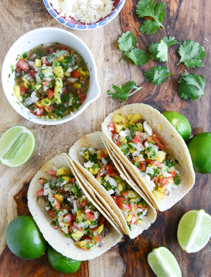 Ginger-Garlic Steak Tacos With Pineapple Salsa