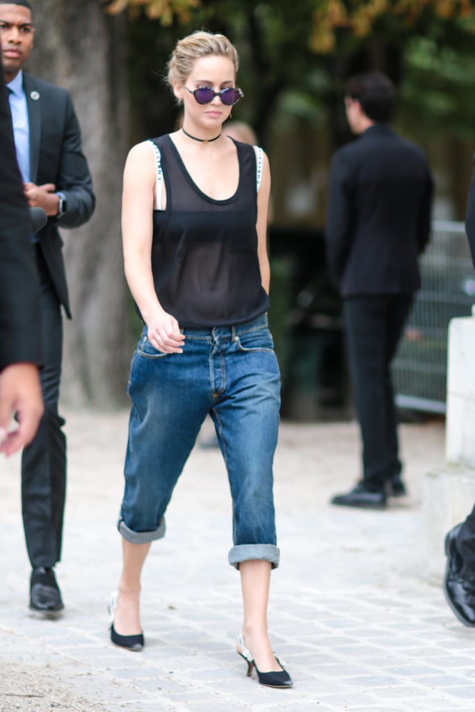 Jennifer Lawrence at Paris Fashion Week September 2016