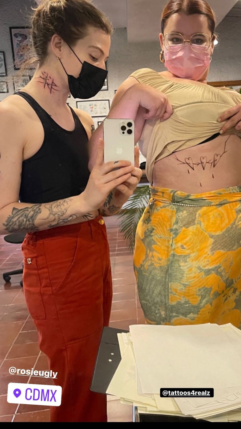 Stomach  tattoo