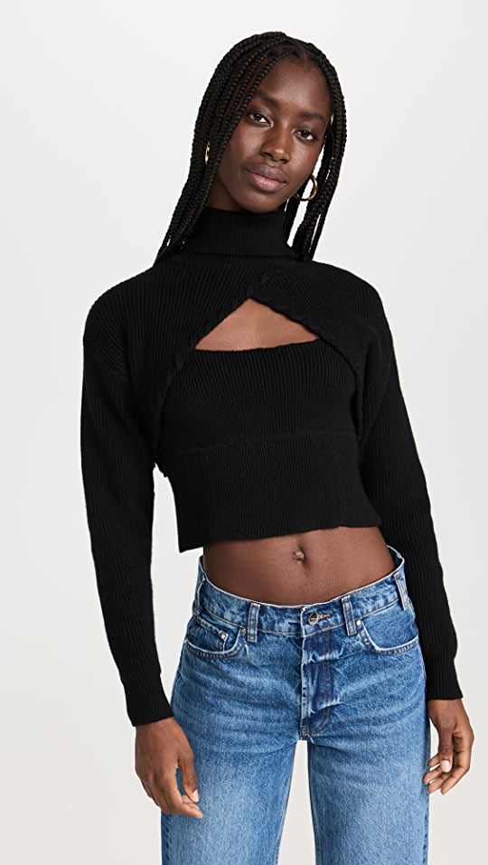 A Convertible Turtleneck: ASTR the Label Taissa Sweater