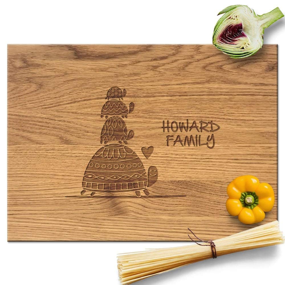 Froolu Lacy Monogram Handcrafted Cutting Board