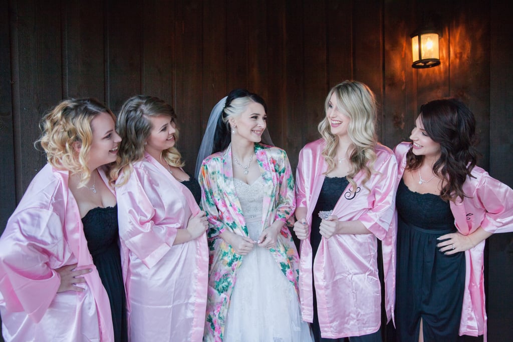 Feminine Pink and Silver Wedding