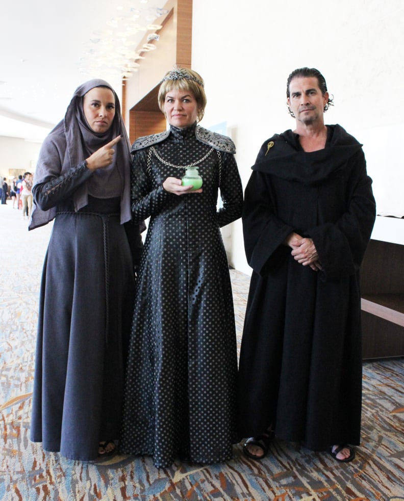 Septa Unella, Cersei Lannister, and Qyburn