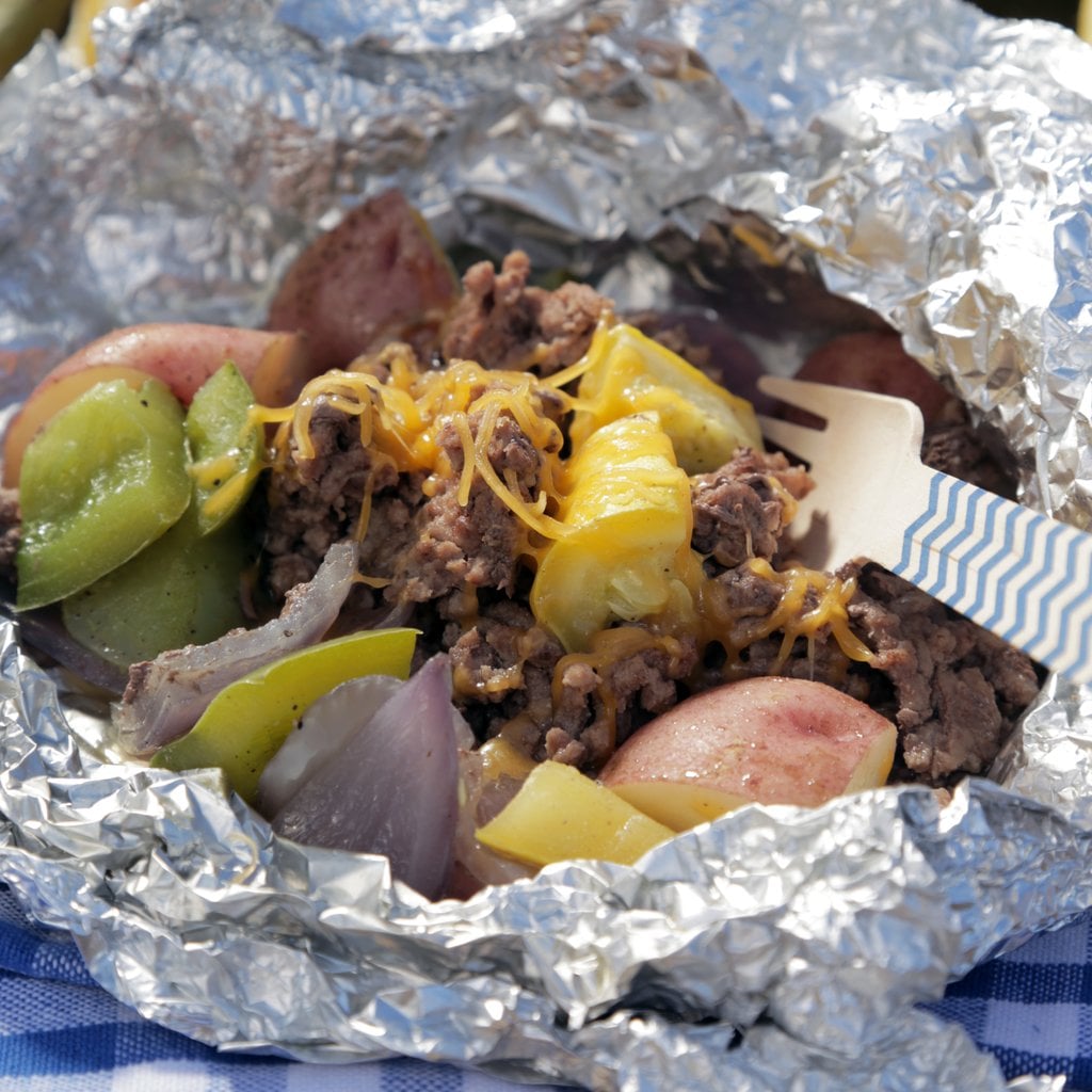 Beef, Corn, and Potato Hobo Packs