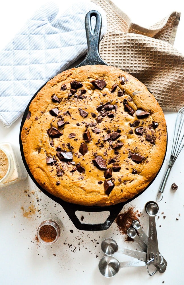 Pumpkin Chocolate Chip Cookie Skillet Recipe