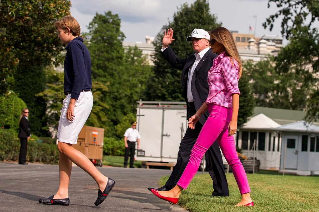 Melania Trump Pink Outfit August 2017