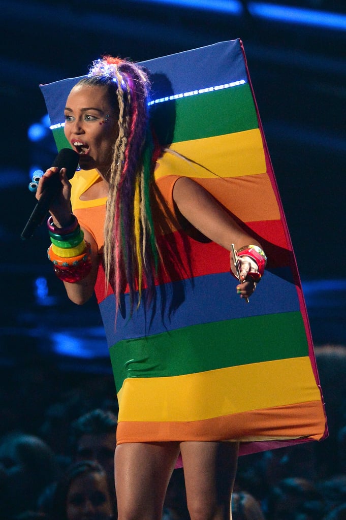 Recreate The Look for Halloween: Imposta Flag Dress Rainbow ($21).