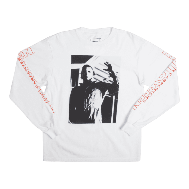 Dumbgood Halloween Mikey Says Hi White Long Sleeve