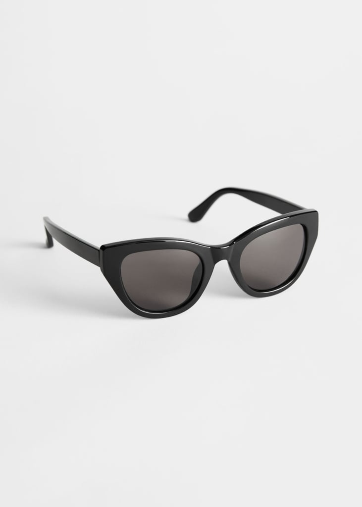& Other Stories Cat Eye Sunglasses in Black