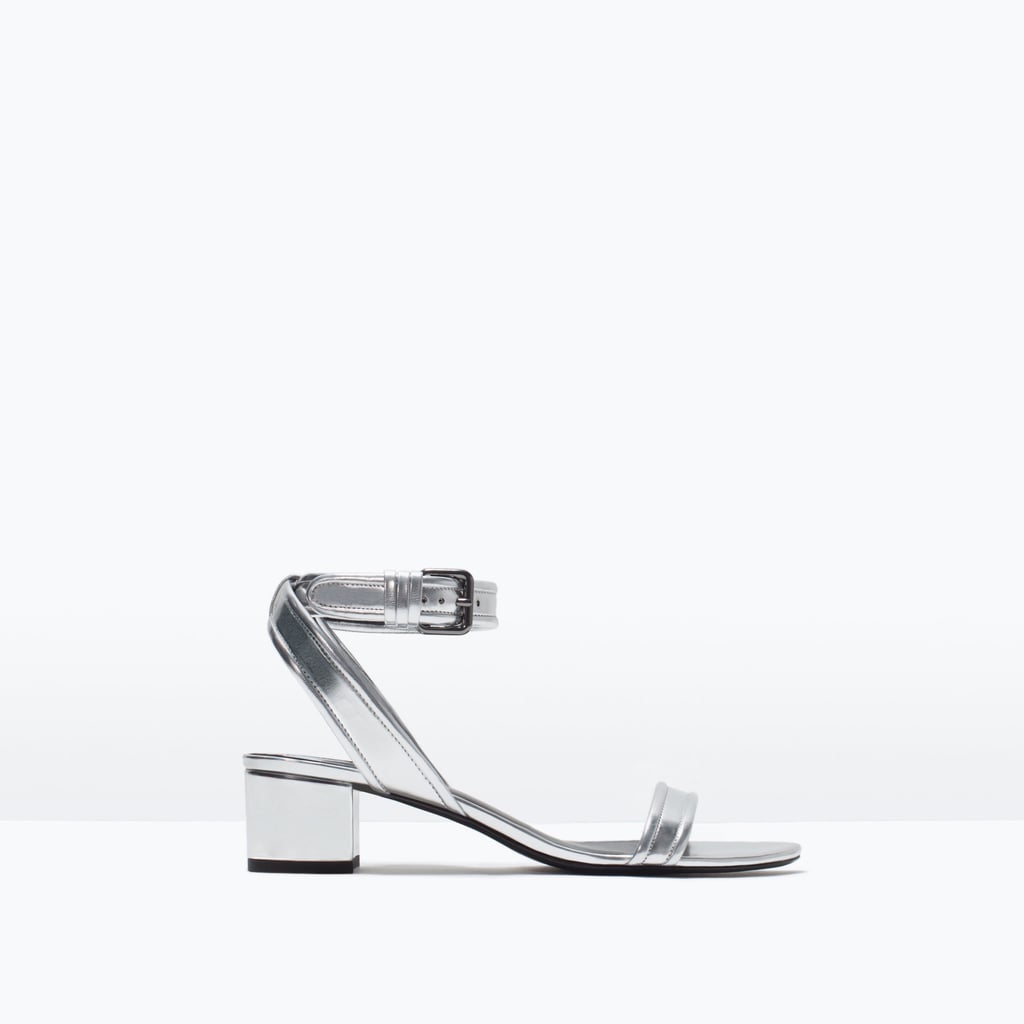 Block Heel Sandals Zara