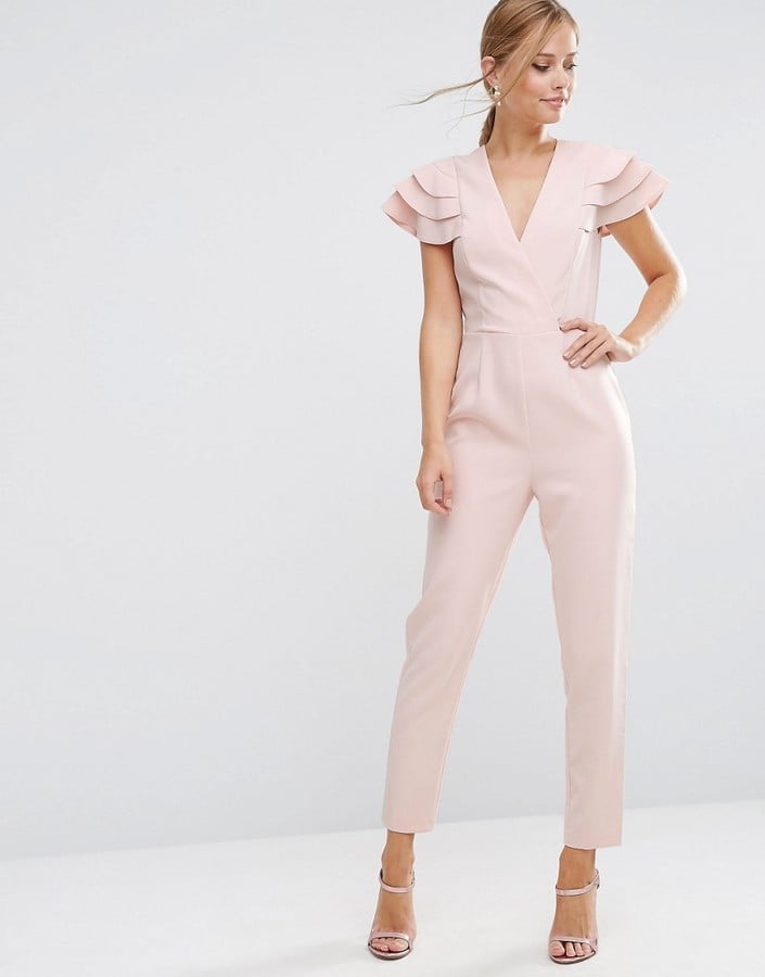 Frill-Sleeved Jumpsuit