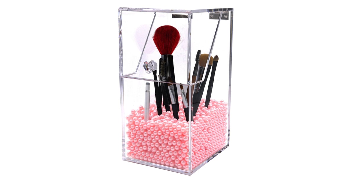 PuTwo Makeup Brush Holder Dustproof Acrylic Storage Box Makeup Organizer Beauty Product