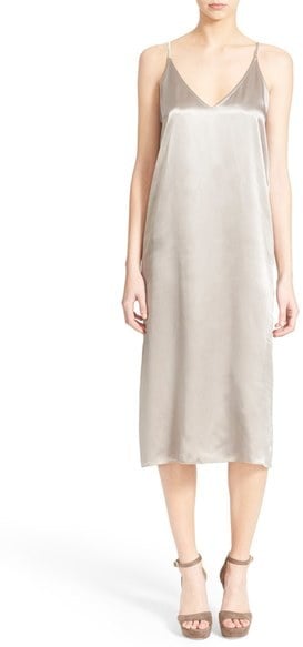 ATM Anthony Thomas Melillo V-Neck Satin Slipdress