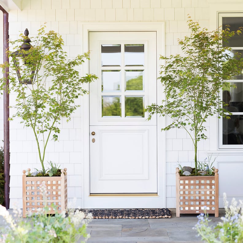 Teak Lattice Planter