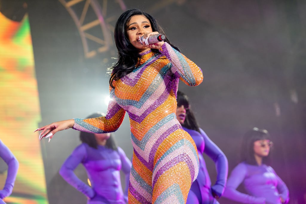 Cardi B Performing at Bonnaroo in 2019