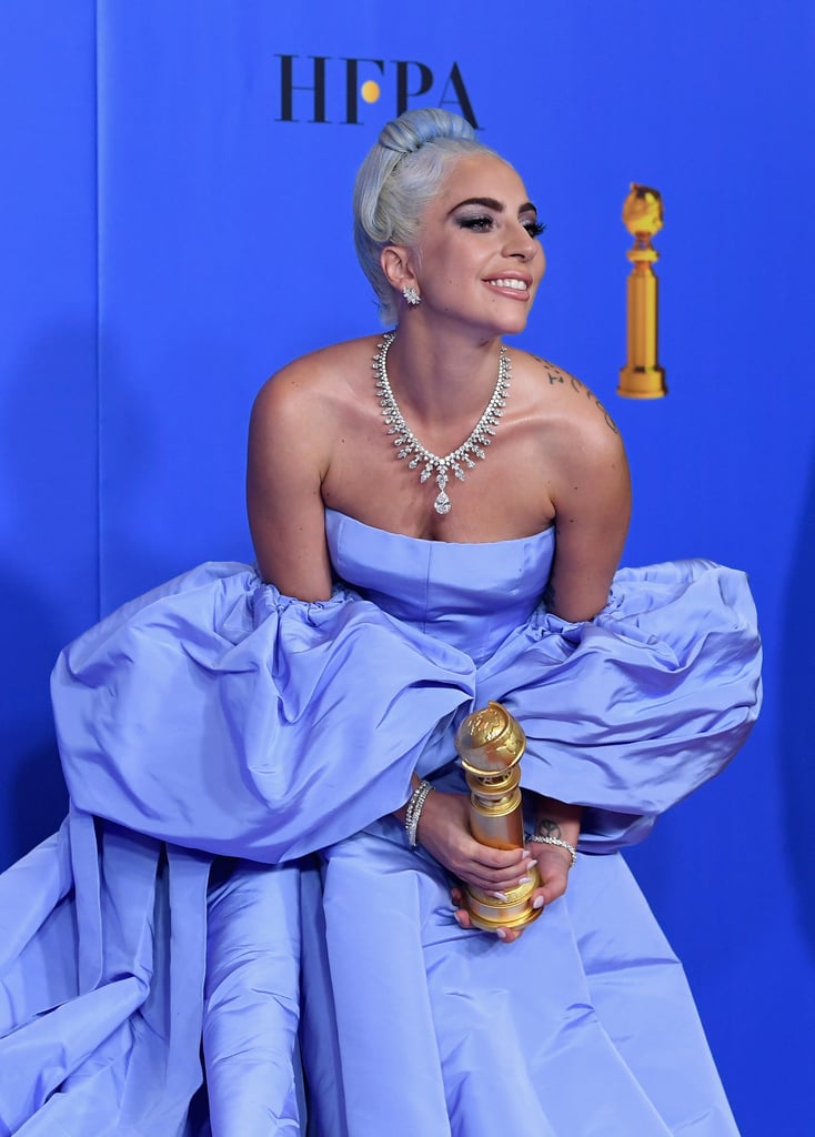 Lady Gaga Honoring Judy Garland At The 2019 Golden Globes Popsugar Fashion Photo 28 