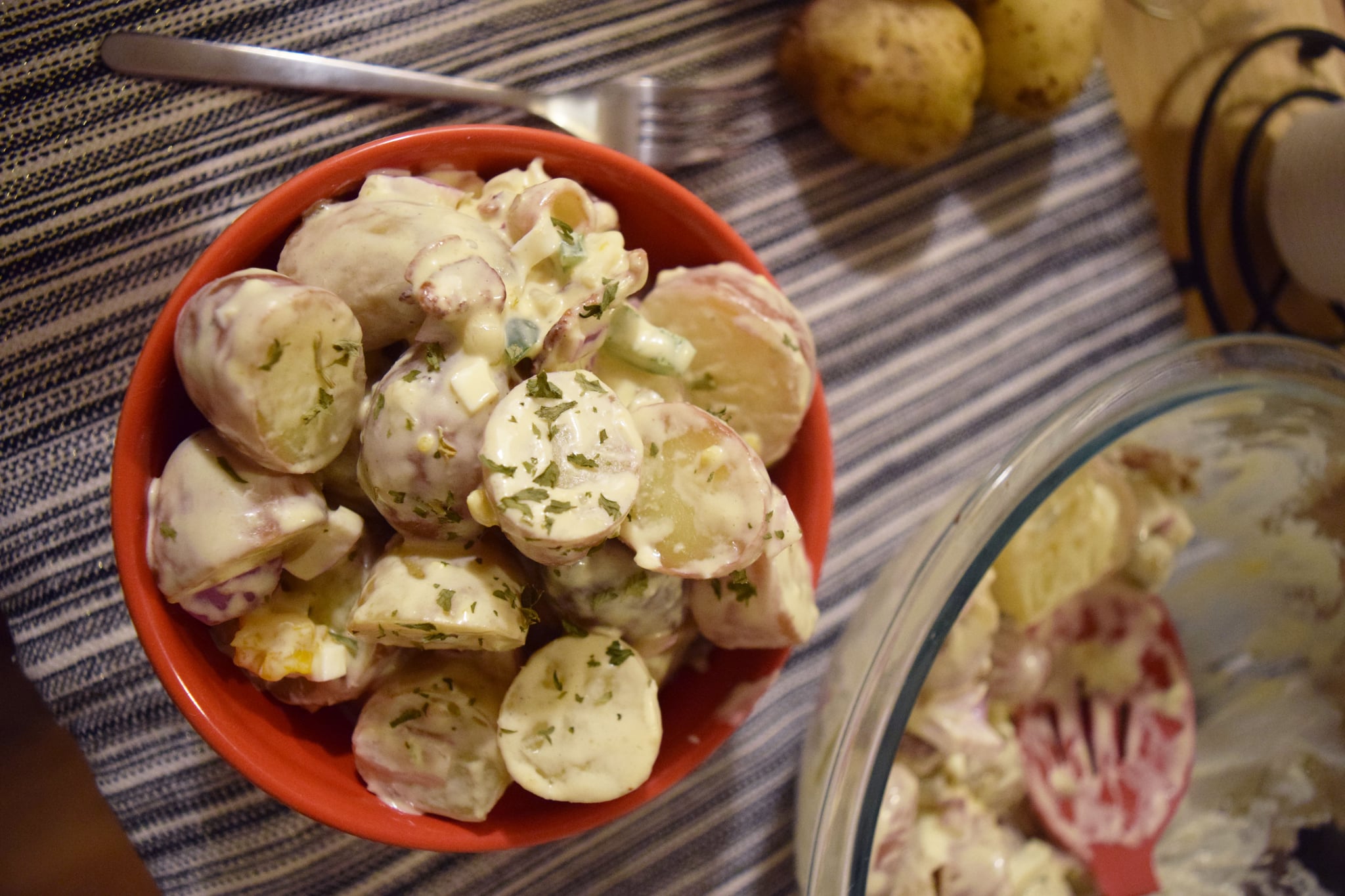 Chrissy Teigen S Creamy Potato Salad With Bacon Recipe Popsugar Food Uk